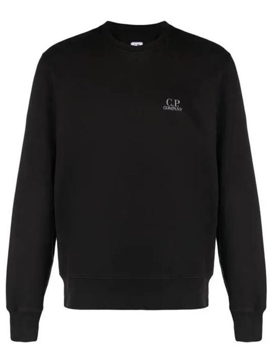 Lens Wappen Logo Sweatshirt Black - CP COMPANY - BALAAN 2