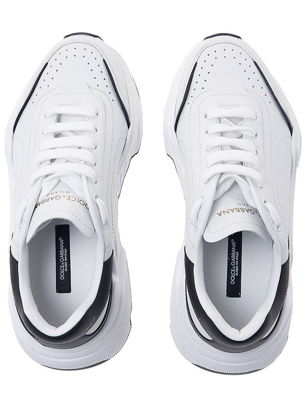 Black Tab Low Top Sneakers White - DOLCE&GABBANA - BALAAN 7