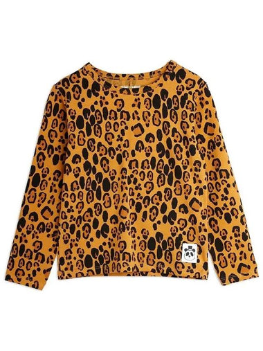 Kids Leopard T Shirt Camel 10000079 13 - MINI RODINI - BALAAN 1