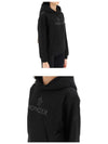 Women's Logo Hoodie Black - MONCLER - BALAAN 6