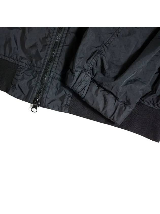 Crinkle Reps Wappen Bomber Jacket Black - STONE ISLAND - BALAAN 7