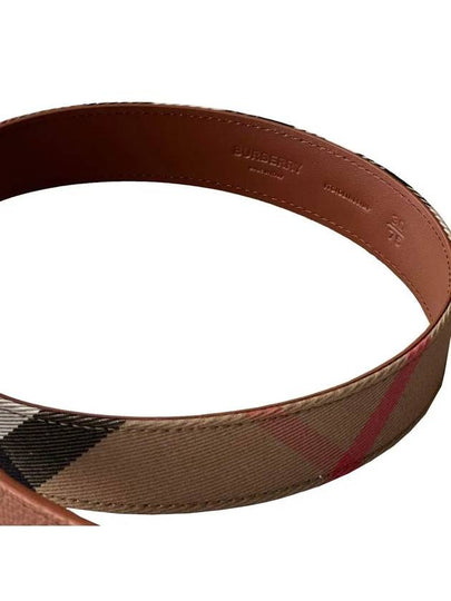 House Check Reversible Belt 80499081 - BURBERRY - BALAAN 2