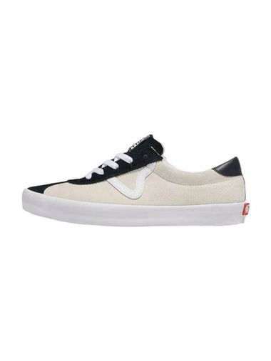 Sports Low Suede Low Top Sneakers Black - VANS - BALAAN 1