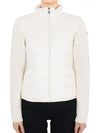 Kids Waffen Patch Knit Mix Jacket Ivory 9B00006 M1241 035 12 14A Adults can wear - MONCLER - BALAAN 2