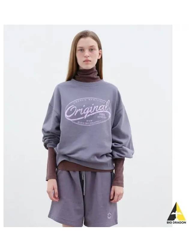 ORIGINAL LOGO SWEATSHIRT CHARCOAL - BENSIMON - BALAAN 1