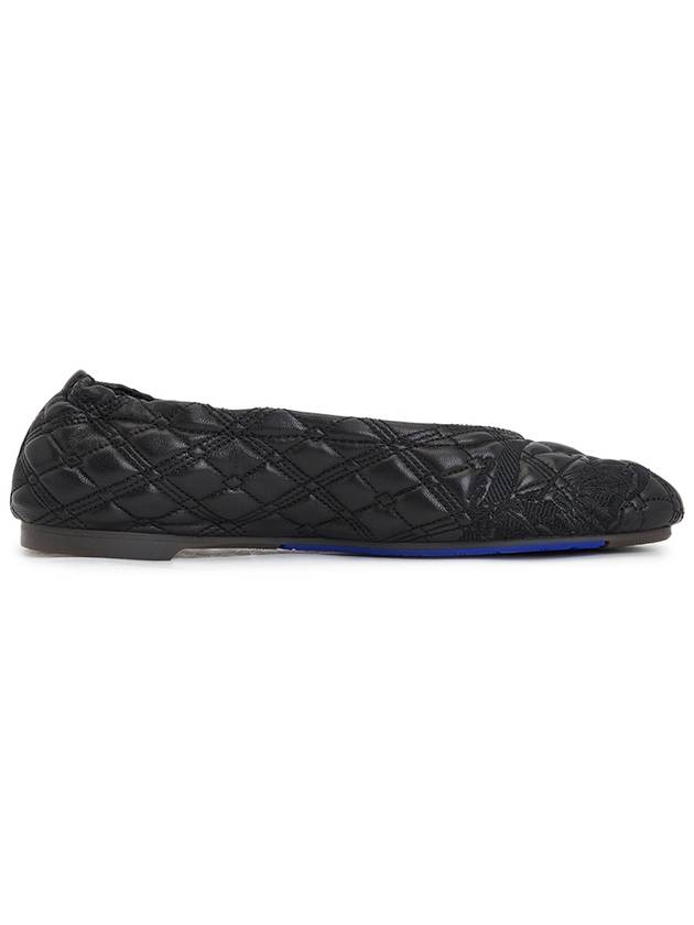 Quilted Leather Ballerinas Black - BURBERRY - BALAAN 5