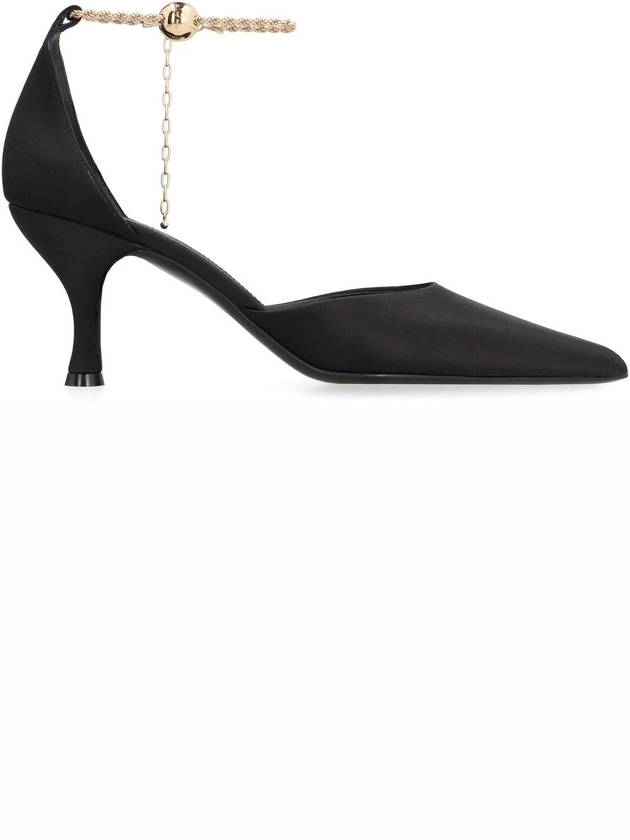 Dana Ankle Chain Pumps Black - SALVATORE FERRAGAMO - BALAAN 3