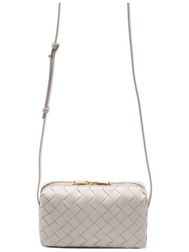 Intrecciato Mini Cross Bag White - BOTTEGA VENETA - BALAAN 5