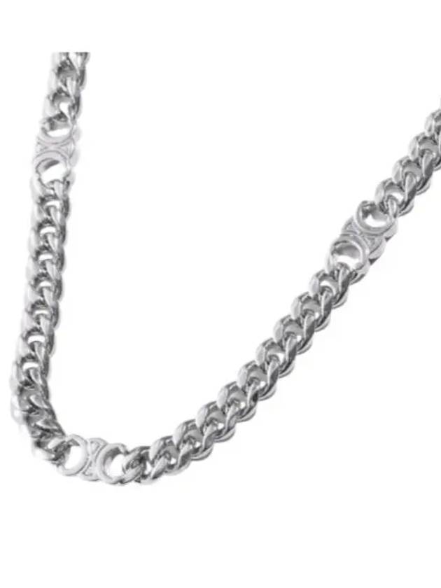 Men's Triomphe Gourmet Necklace Silver - CELINE - BALAAN 2