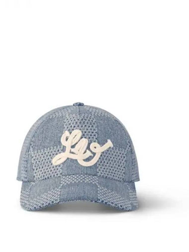 Damier Denim 3D Ball Cap Blue - LOUIS VUITTON - BALAAN 1