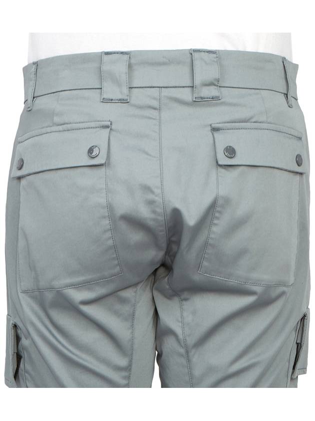 Stretch Sateen Ergonomic Cargo Straight Pants Grey - CP COMPANY - BALAAN 7