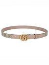 GG Marmont Thin Belt Dusty Pink - GUCCI - BALAAN 2