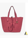 Embroidered Logo Tote Bag Pink - JW ANDERSON - BALAAN 2