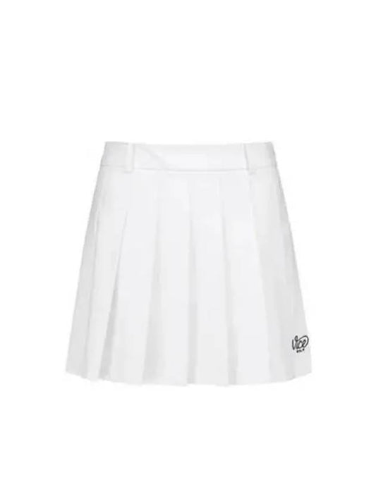 24 W BASIC PLEATS SKORT VGDMWSQ06BW Women s Pleated Skirt - VICE GOLF - BALAAN 1