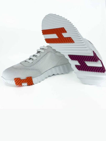 Bouncing Sneakers White Orange Purple - HERMES - BALAAN 2