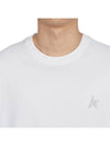 Star Collection Silver Glitter Short Sleeve T-Shirt White - GOLDEN GOOSE - BALAAN 7