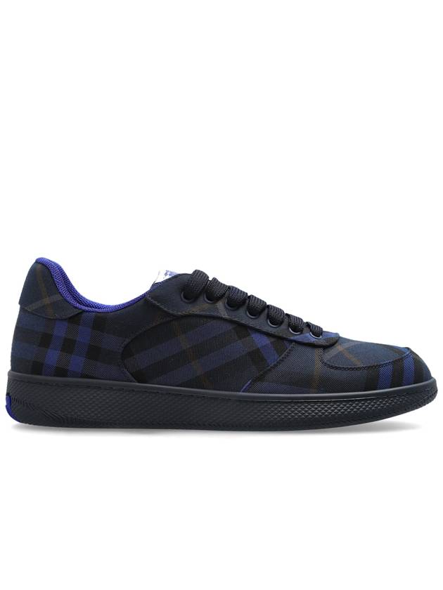 Check Terrace Low Top Sneakers Midnight - BURBERRY - BALAAN 2