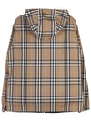 Vintage Check Reversible Hooded Jacket Beige - BURBERRY - BALAAN 4