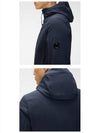 Men's Shell R Lens Wappen Hooded Jacket Navy - CP COMPANY - BALAAN.