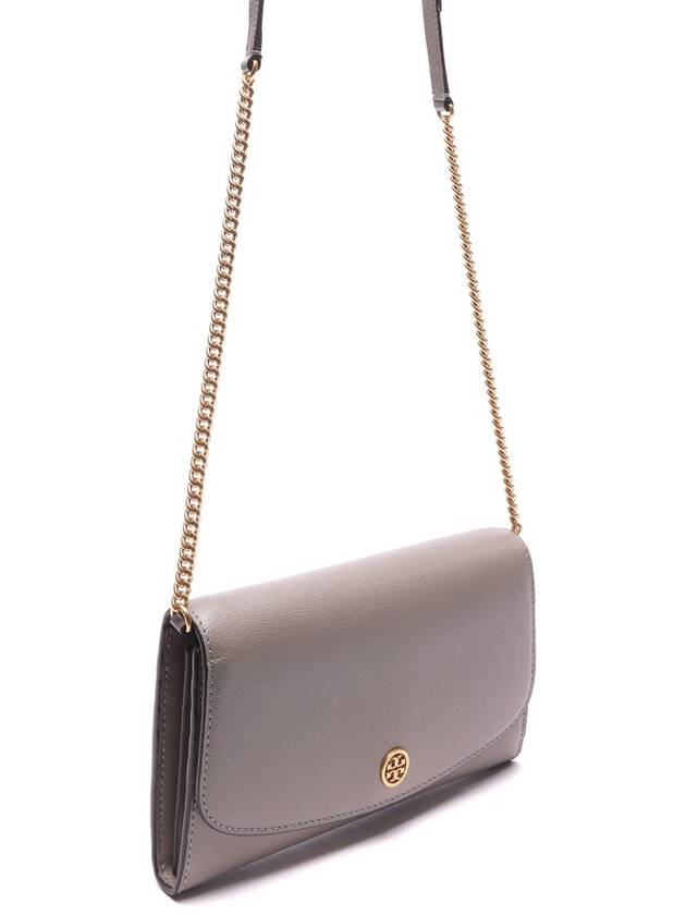 Robinson Chain Long Wallet Grey - TORY BURCH - BALAAN 4