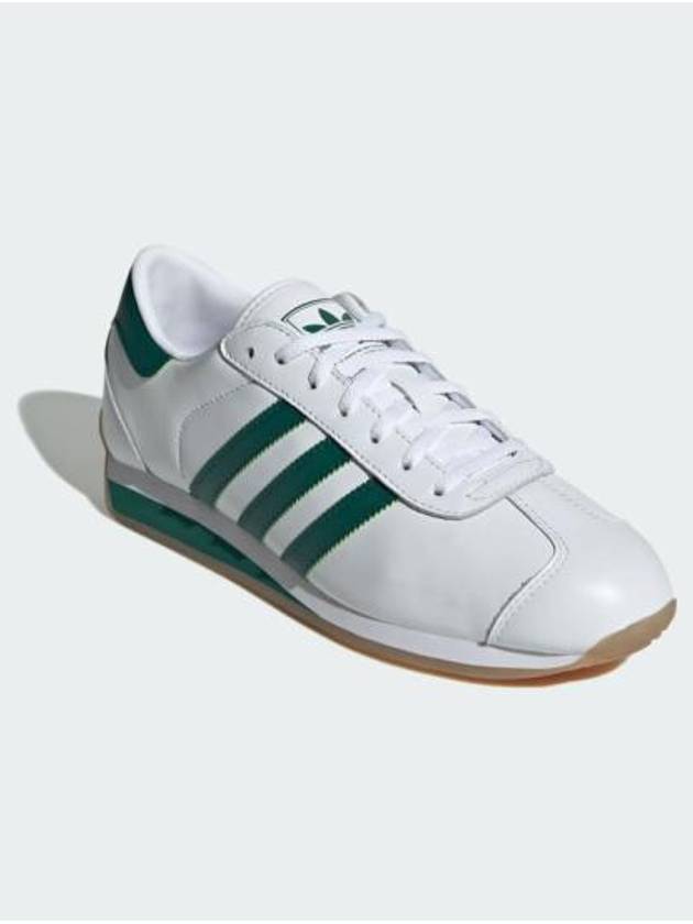 Country II Leather Low Top Sneakers Cloud White - ADIDAS - BALAAN 3