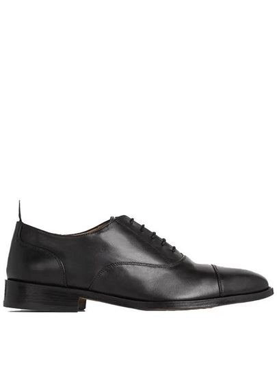 Vitello Caprether Cap Toe Oxford Black - THOM BROWNE - BALAAN 2