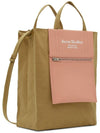 Logo Canvas Baker Out Medium Tote Bag Pink Beige - ACNE STUDIOS - BALAAN 3