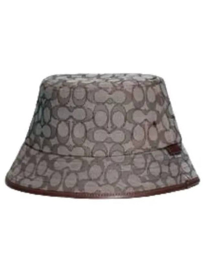 Signature Jacquard Bucket Hat CH790 OAK - COACH - BALAAN 2