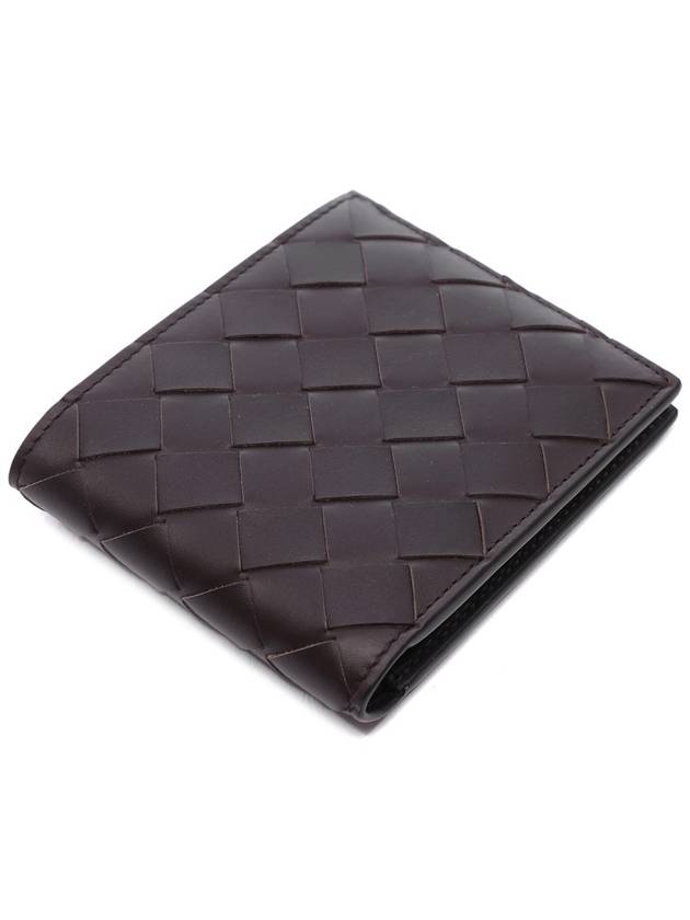 Intrecciato Leather Half Wallet Brown - BOTTEGA VENETA - BALAAN 6