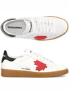 Boxer Logo Low Top Sneakers White - DSQUARED2 - BALAAN 2