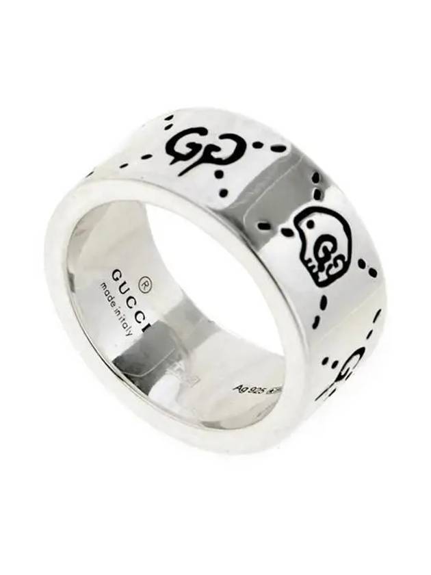 Men's Ghost Ring YBC455318001 Silver - GUCCI - BALAAN 4