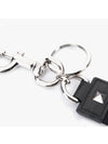 Logo Rockstud Key Ring Black - VALENTINO - BALAAN 4