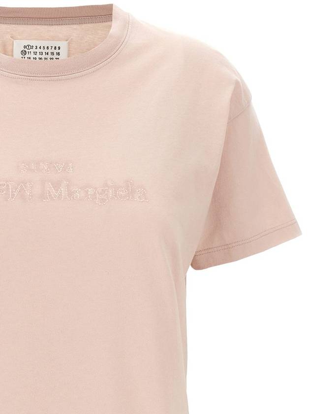 Maison Margiela Logo Embroidery T-Shirt - MAISON MARGIELA - BALAAN 3