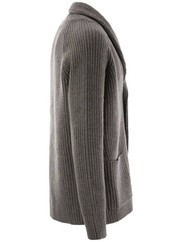 Ribbed wool cardigan - TAGLIATORE - BALAAN 3