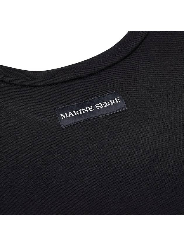 Women s Organic Cotton T Shirt WTT012 BK99 - MARINE SERRE - BALAAN 6