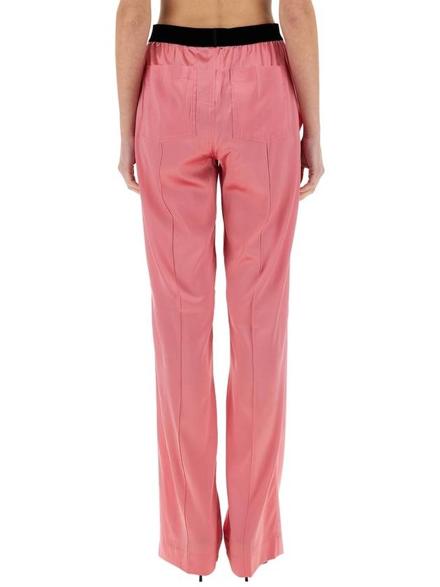 Silk Straight Pants PAW397FAX881 - TOM FORD - BALAAN 4