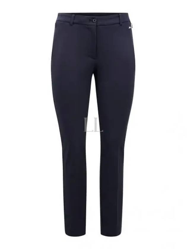 Women's Lei Fleece Twill Pants Navy - J.LINDEBERG - BALAAN 2