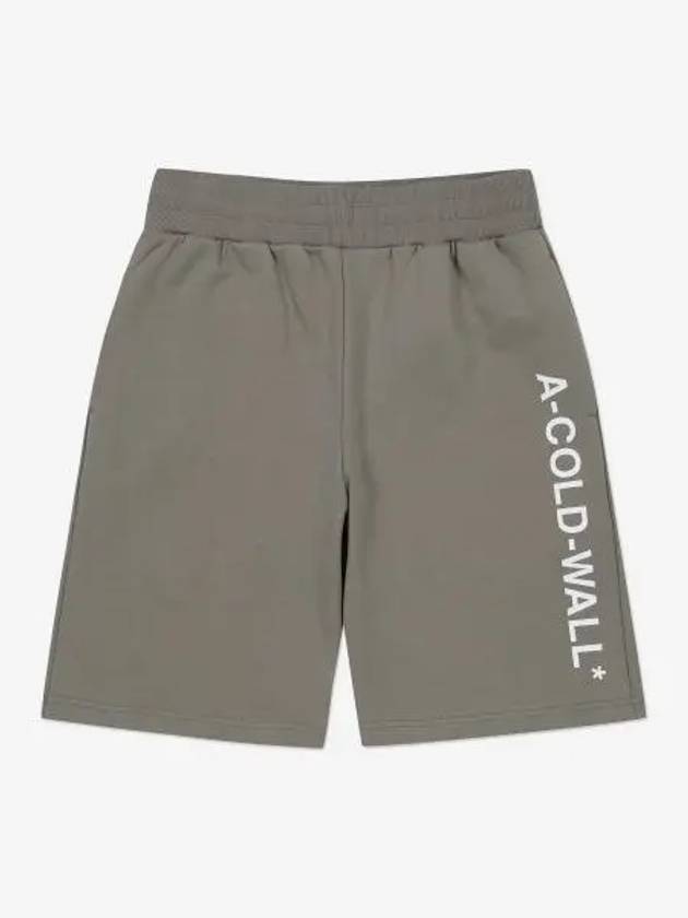 A COLD WALL Essential Logo Shorts Pants Mid Gray ACWMB118MIDGRE - A-COLD-WALL - BALAAN 1