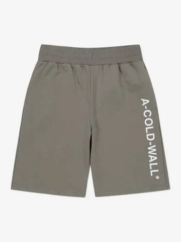 A COLD WALL Essential Logo Shorts Pants Mid Gray ACWMB118MIDGRE - A-COLD-WALL - BALAAN 1