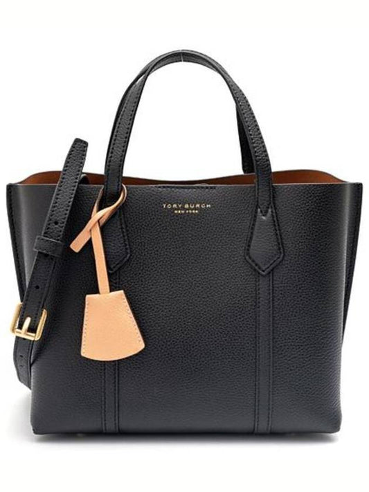Perry Triple Compartment Small Tote Bag Black - TORY BURCH - BALAAN 2