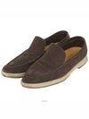 Summer Work Suede Warm Gray 43 74420 - LORO PIANA - BALAAN 1