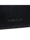 4G Logo Zipper Card Wallet Black - GIVENCHY - BALAAN.