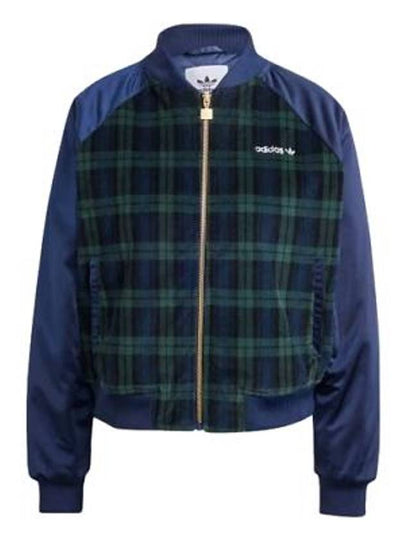 Tartan Collegiate Jacket Navy Green - ADIDAS - BALAAN 2