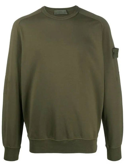 Ghost Pieces Wappen Patch Sweatshirt Military Green - STONE ISLAND - BALAAN 2