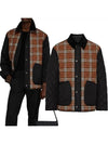 Vintage Check Quilted Jacket Brown - BURBERRY - BALAAN 2