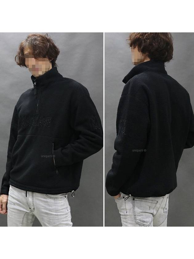 BRAND Jumpertype fleece halfzipup sweatshirt - MACKAGE - BALAAN 1