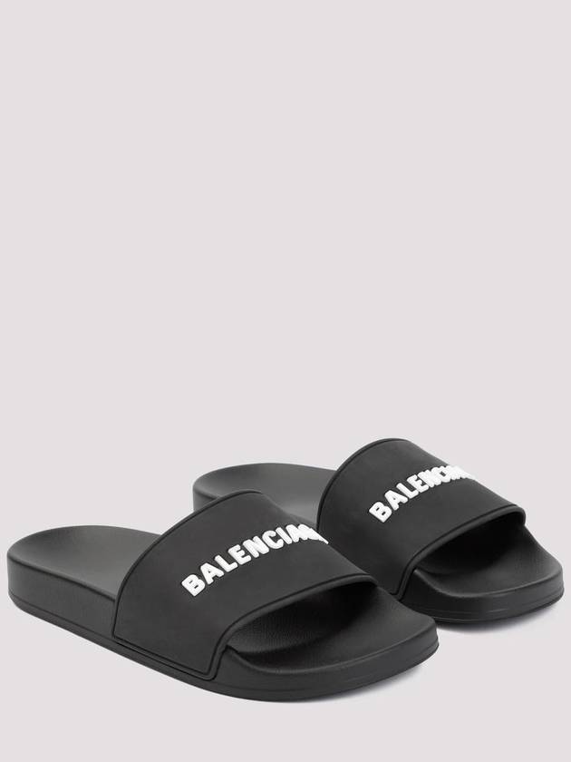 Logo Slippers Black - BALENCIAGA - BALAAN 4