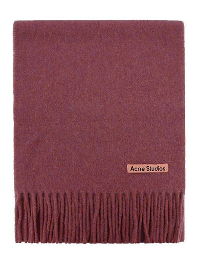 Wool Fringe Muffler Red - ACNE STUDIOS - BALAAN 2