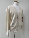 Milano Stitch Cardigan MKC160A - THOM BROWNE - BALAAN 6