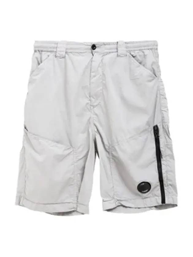 50 Fili Stretch Shorts Grey - CP COMPANY - BALAAN 3